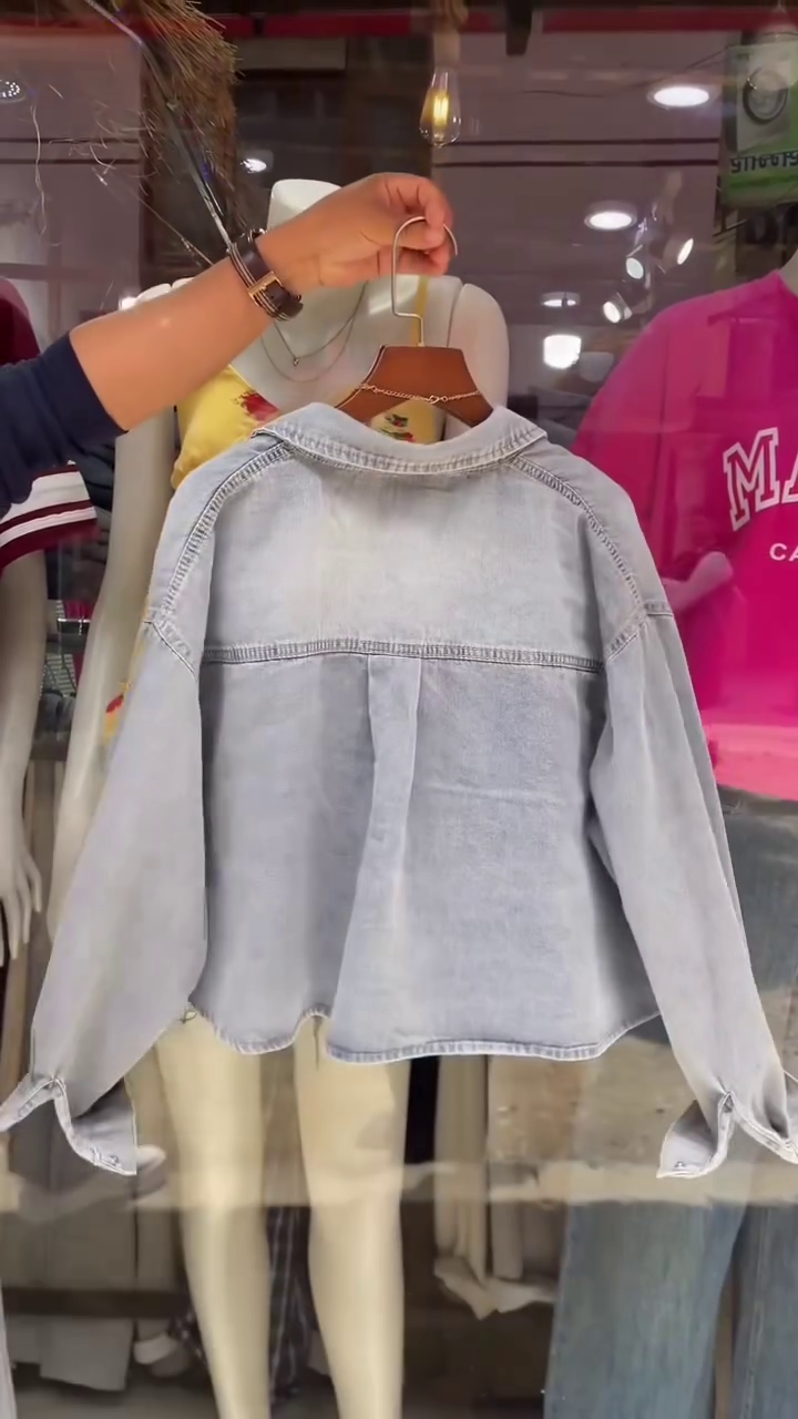 💙✨ Urban Breeze Denim Layered Top Set – Casual Chic Everyday Style 🤍🌿