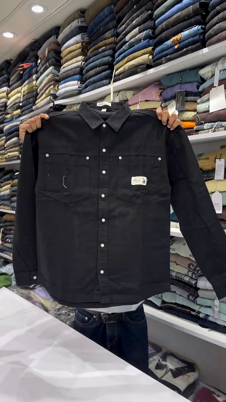 Midnight Edge Utility Black Shirt – Sleek Street Smart Essential 🖤🔥👔