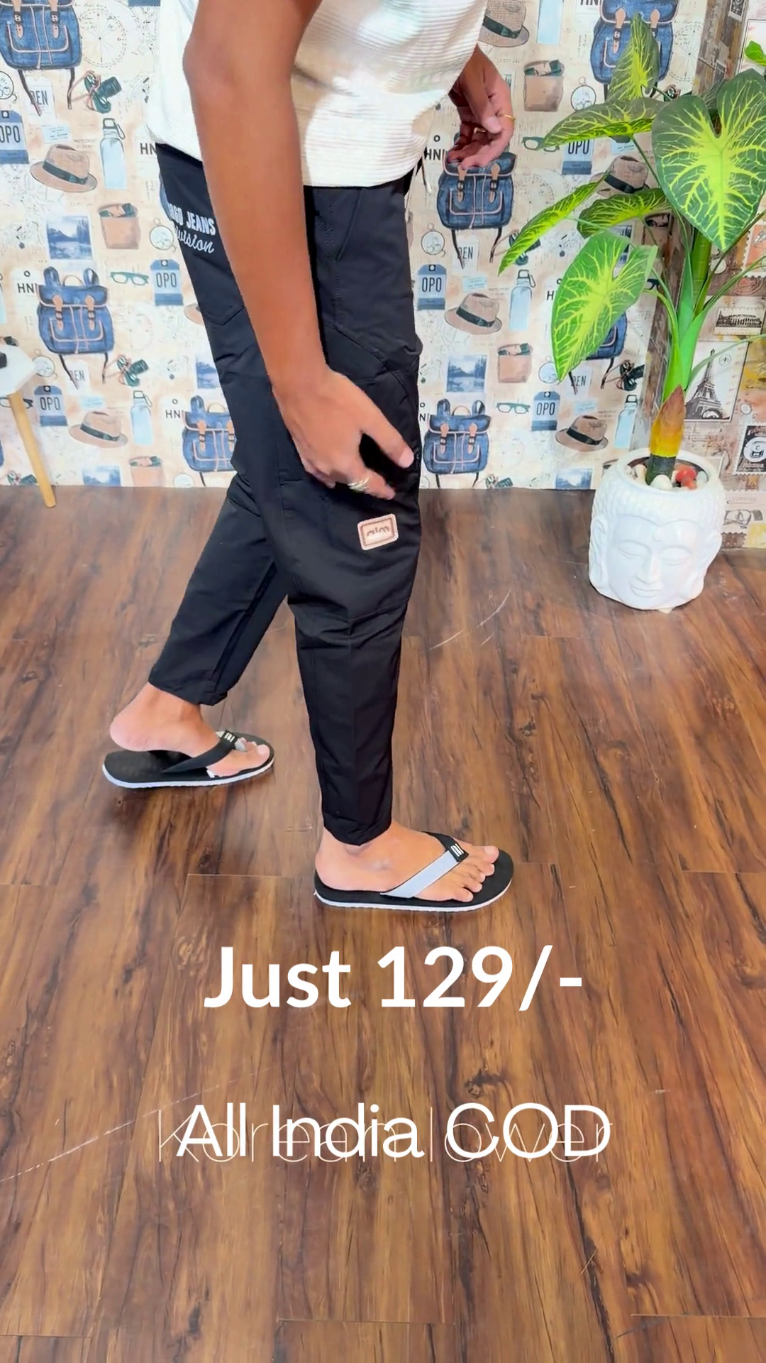 Urban Flex Black Cargo Pants – Sleek Street Comfort Edition 🖤🔥👖