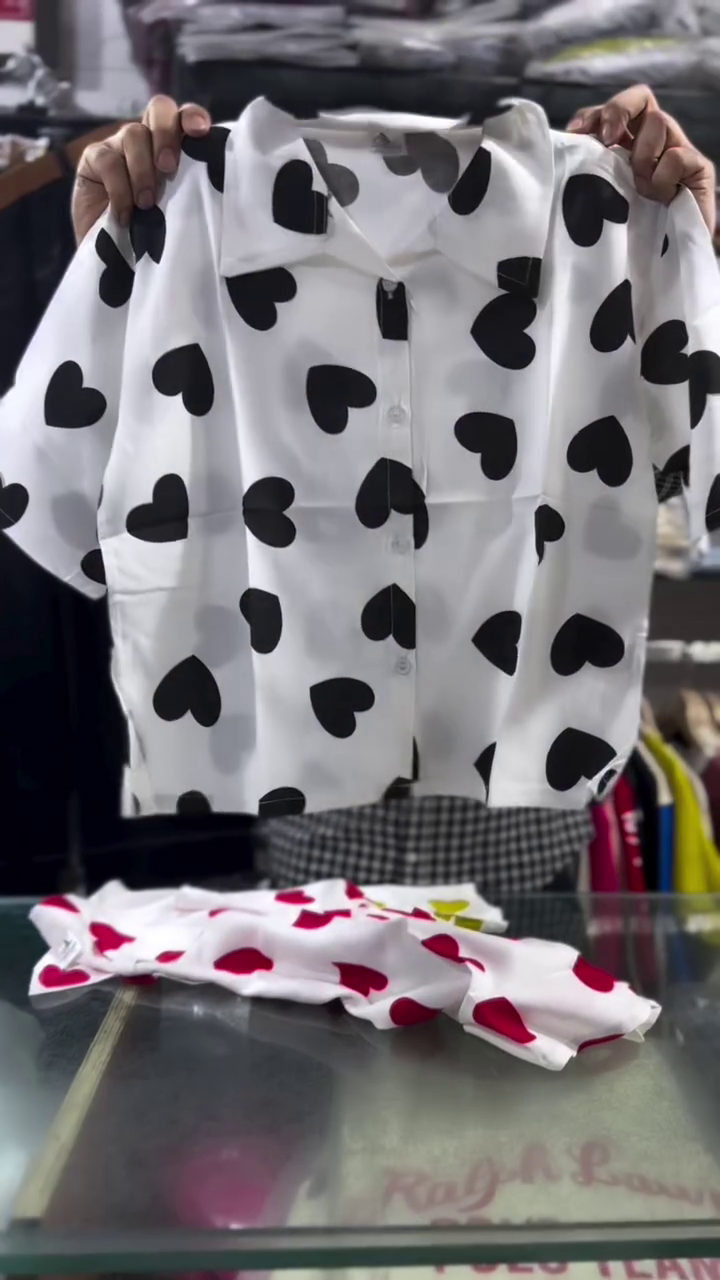 💛 Sweetheart Printed Casual Shirt – Trendy Everyday Fashion Collection ✨💕
