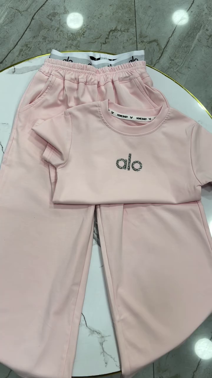🌸 Blush Comfort Co-Ord Set ✨ | Premium Soft Tee & Relaxed Fit Pants Combo 💕