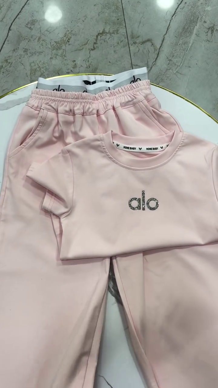 🌸 Blush Comfort Co-Ord Set ✨ | Premium Soft Tee & Relaxed Fit Pants Combo 💕