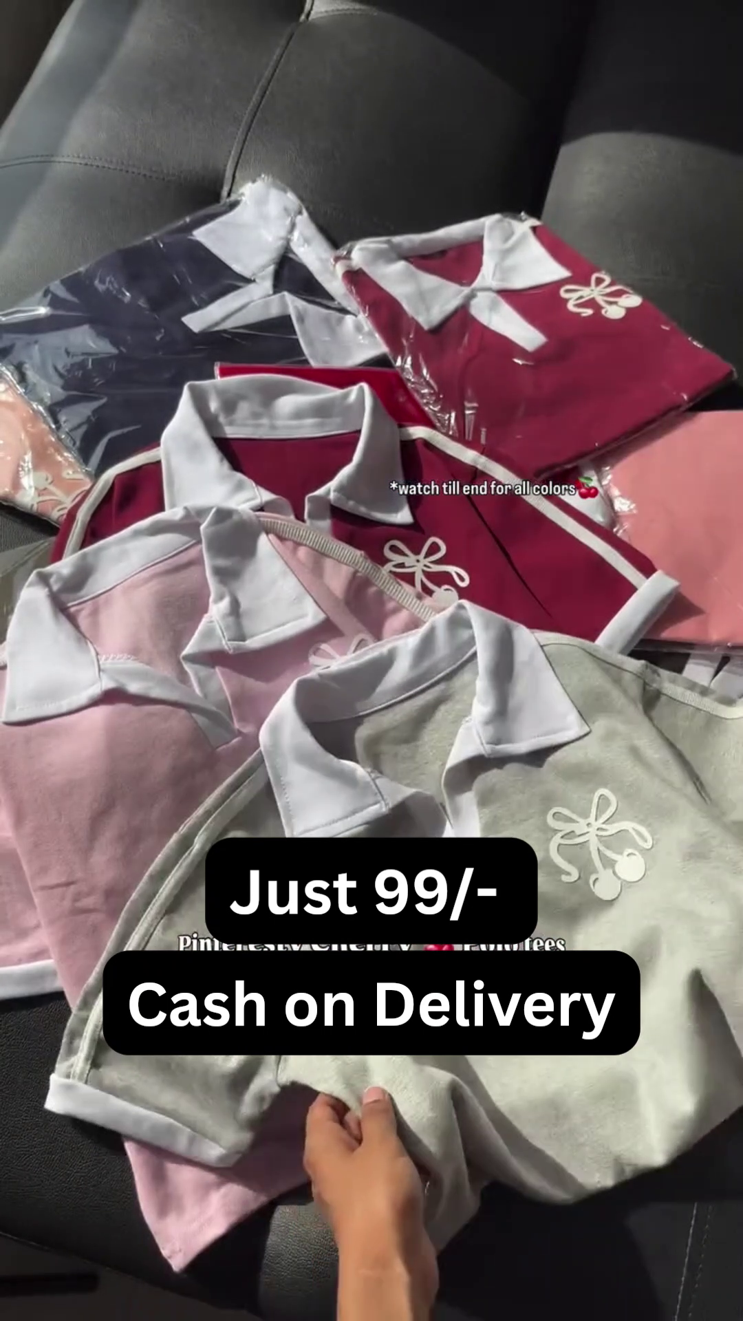 👕✨ Premium Women's Contrast Collar Polo T-Shirt | Casual Half Sleeve Cotton Blend Everyday Wear Top with Elegant Embroidered Detail