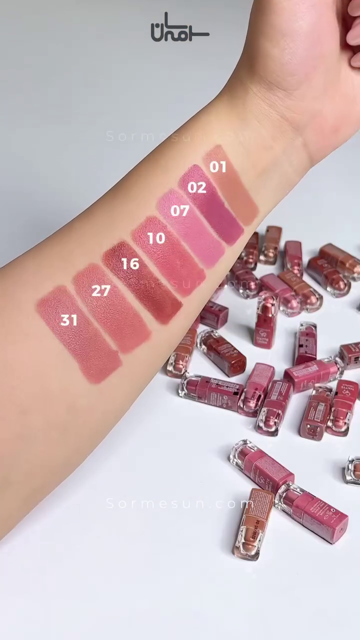 💄✨ Velvet Touch Long Lasting Matte Lip Tint Collection – Trendy Nude, Pink & Rose Shades ✨💄