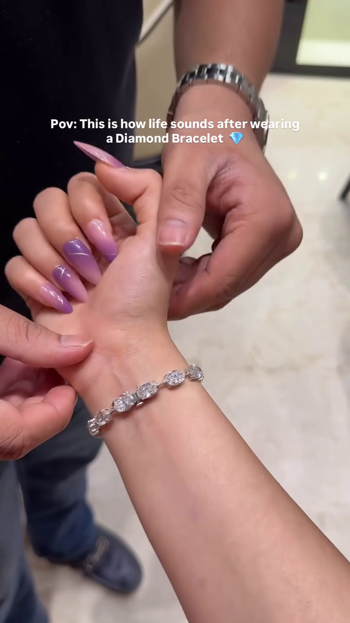 💎 Luxury Sparkling Crystal Tennis Bracelet – Elegant Women's Party, Wedding & Everyday Fashion Jewelry 💎 📝 Product Description