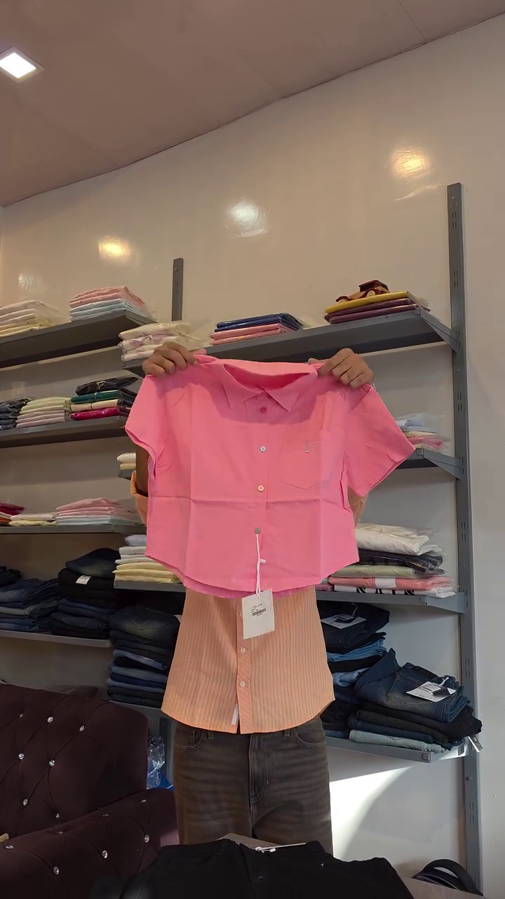 💖 Premium Women's Short Sleeve Crop Shirt & Wide Leg Palazzo Co-Ord Set | Smart Casual Summer Outfit with Relaxed Comfort