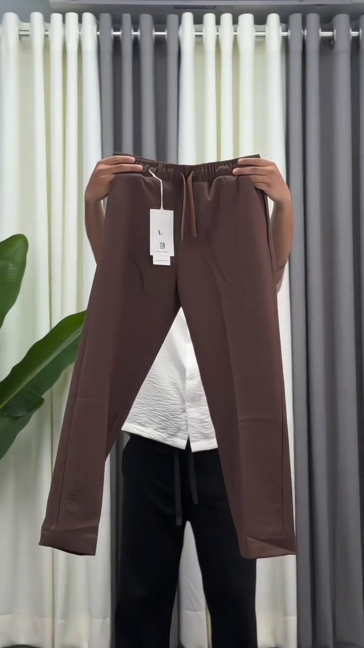 🤍 Premium Relaxed Fit Drawstring Casual Tapered Jogger Pants for Men & Women