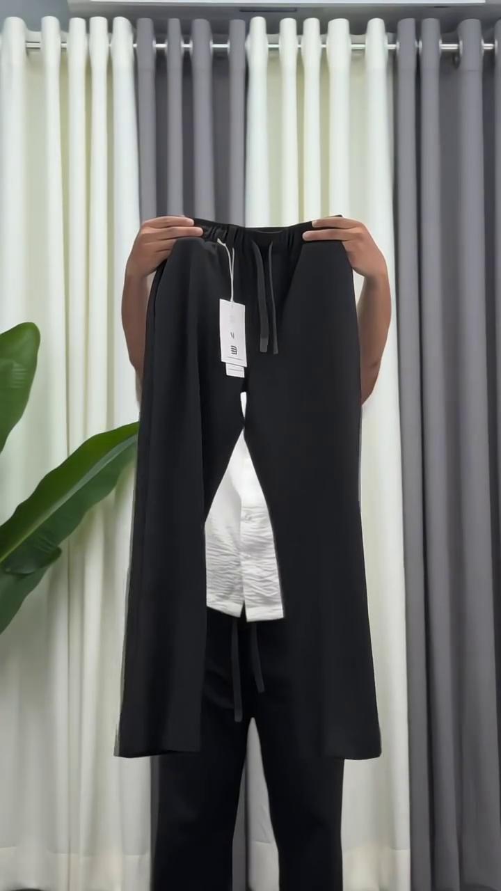 🤍 Premium Relaxed Fit Drawstring Casual Tapered Jogger Pants for Men & Women