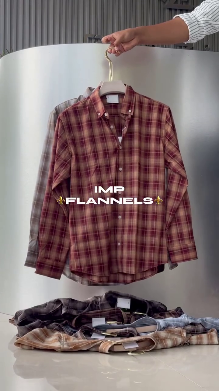 🌷👔 Premium Dusty Rose Plaid Full-Sleeve Casual Shirt with Classic Button-Down Collar, Long Sleeves & Curved Hem – Smart Everyday Checks for Men & Women ✨💗